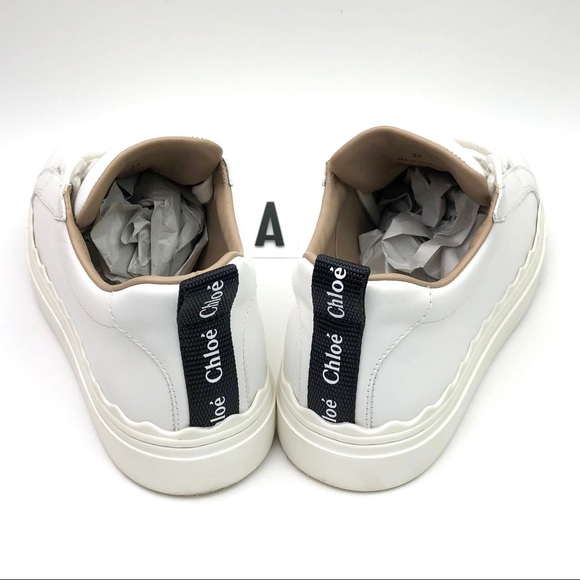 CHLOÉ Lauren Low Top Sneaker sz 7 - Picture 6 of 12